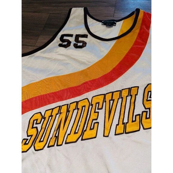 N10 Stall & Dean Arizona State Sun Devils 55 Basketball Throwback Jersey Men Siz - Picture 8 of 10